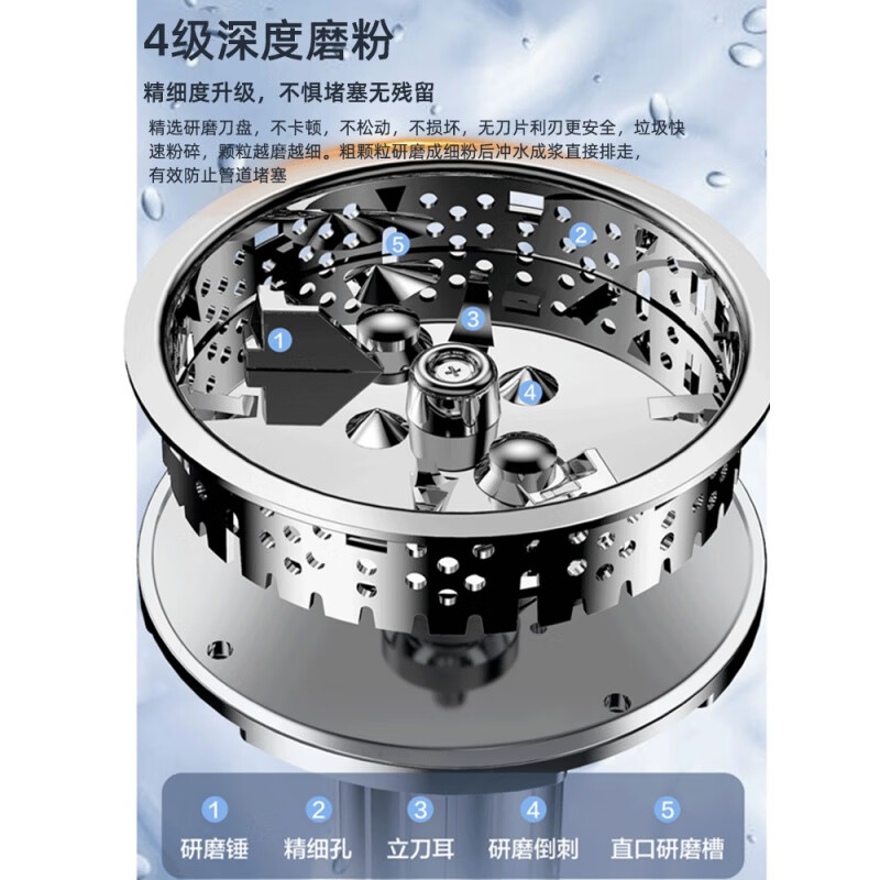 Honeywell/Honeywell kitchen waste disposer kitchen household sink food waste shredder HW-A-514