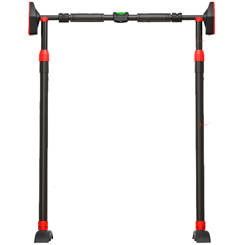 Burning ice anti-fall pull-up horizontal bar without punching indoor support anti-fall single parallel bar home fitness exercise device anti-fall horizontal bar installation width 96-135 cm