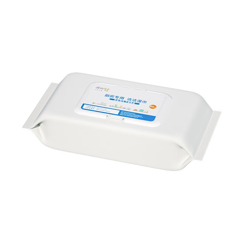 Jiaman kitchen wipes cleaning wet wipes decontamination oil stains disposable cleaning range hood stove wet wipes 3 layers 80 puffs * 1 pack