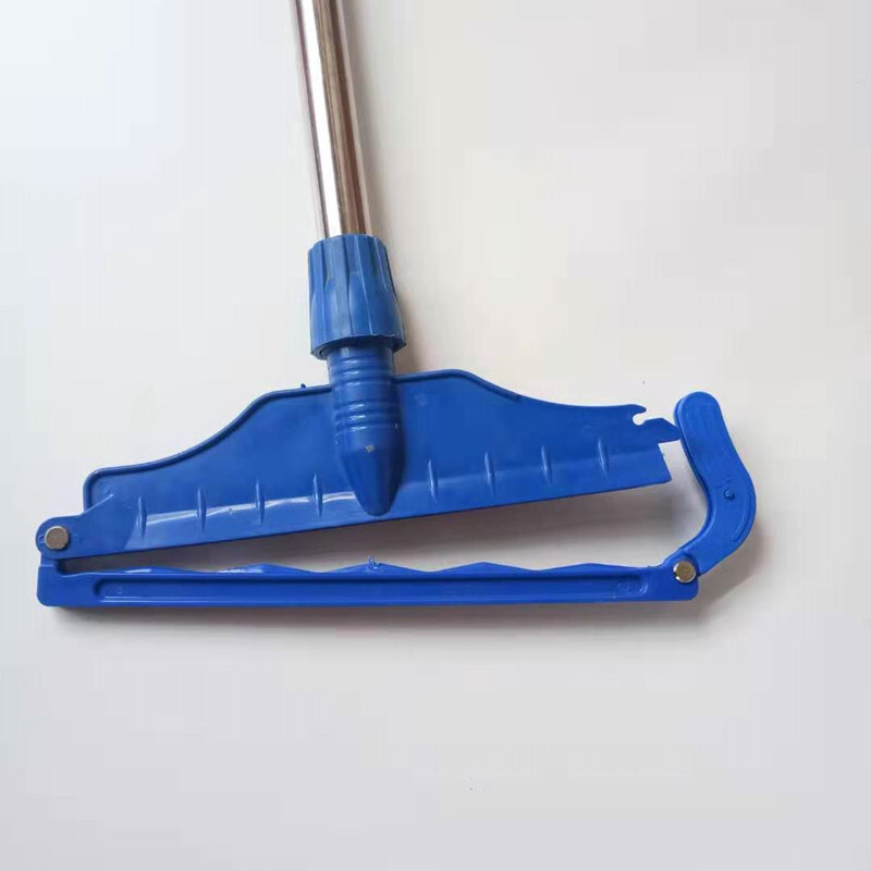 Customized Baiyun mop cotton line water mop detachable waxed mop old-fashioned enlarged 28 wax floor mop replacement bargaining white line widened 28CM aluminum alloy rod complete set_send replacement