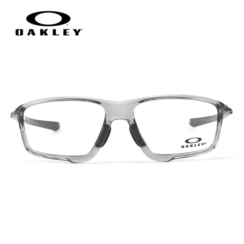 OAKLEY Oakley glasses sports frames for cycling and running men's and women's optical frames can be equipped with prescription lenses 8080-04 transparent gray with free anti-blue light lenses