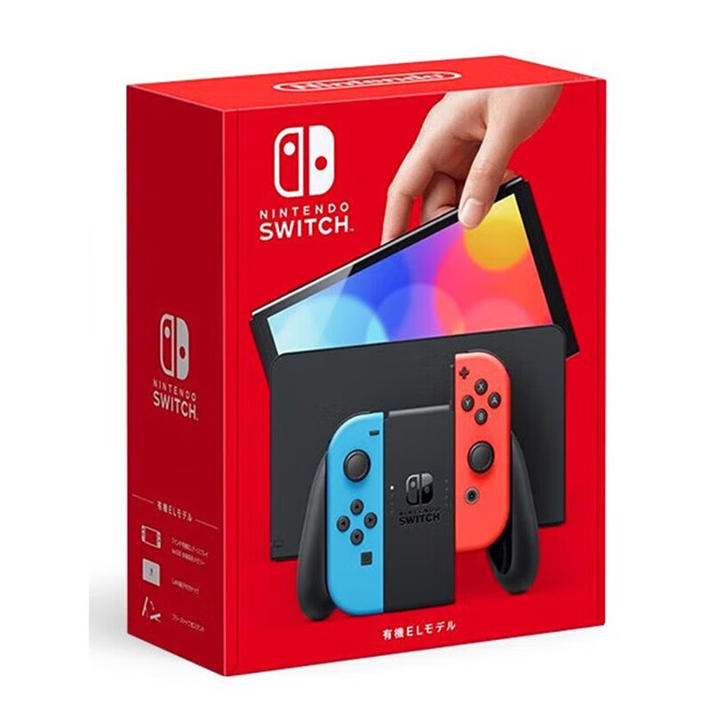Nintendo (Nintendo) Domestic Bonded Warehouse Switch2/1st generation OLED Japanese version/Hong Kong version game console battery life enhanced version ns somatosensory handheld portable home console Japanese version OLED red and blue 64GB+ for two people (bonded warehouse)