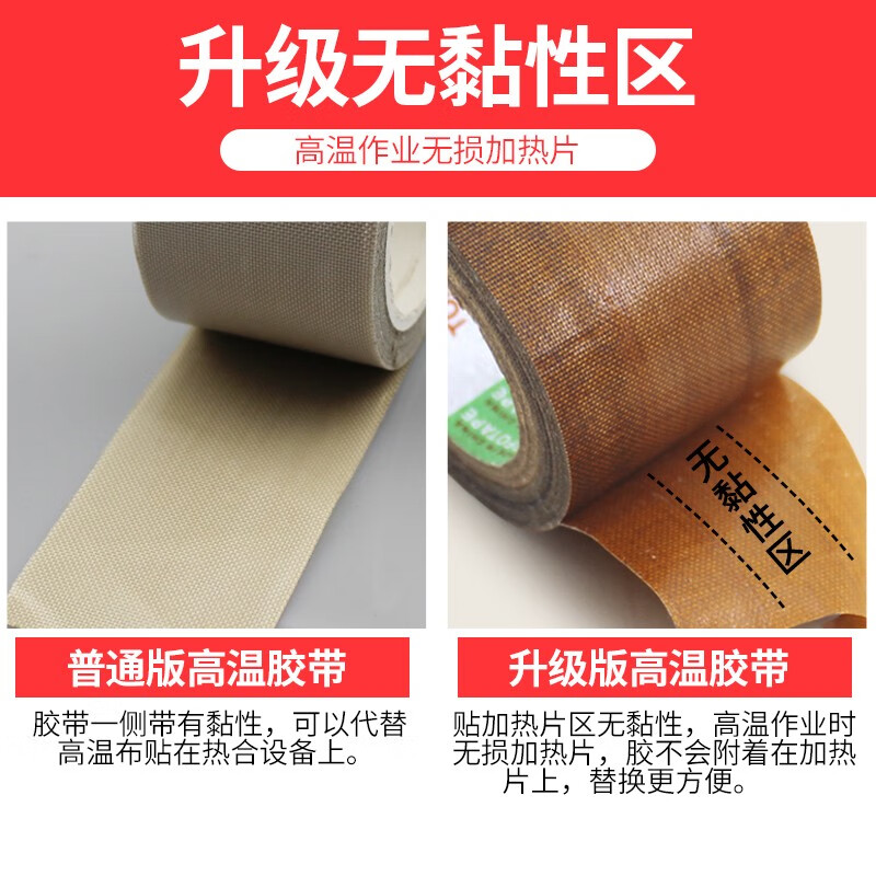 Blueberry Blueberry Teflon High Temperature Resistant Tape Vacuum Sealing Machine Insulated Wear Resistant Heat Resistant Insulated Teflon Packing Machine