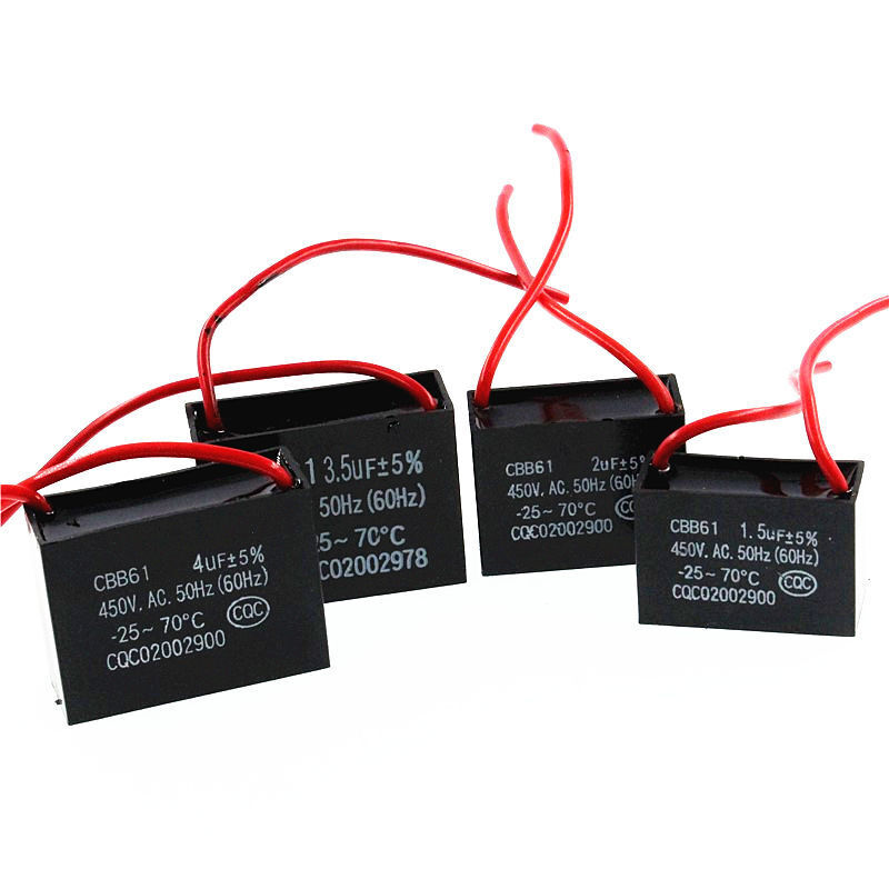 2 pieces universal electric fan ceiling fan starting capacitor floor fan range hood air conditioning fan running capacitor about nest 4UF 2 pieces