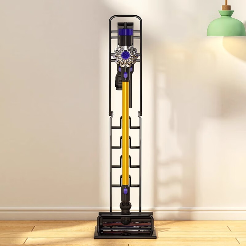 Fantasy vacuum cleaner bracket storage rack v8v12 vacuum cleaner hanger vertical household vacuum cleaner rack small one-in-one special model black