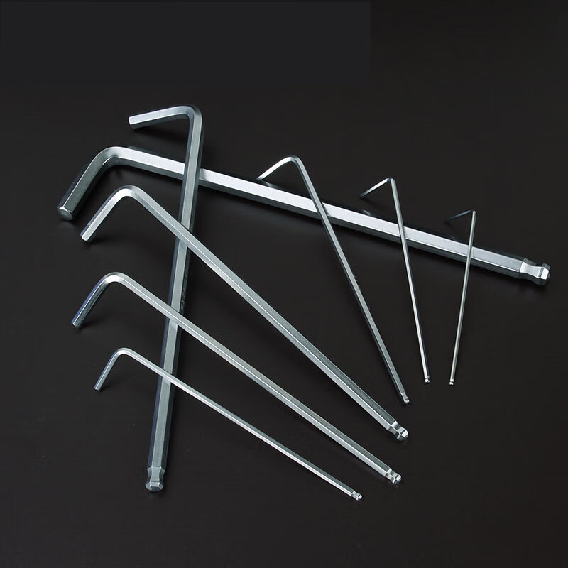 EIGHT imported Bailey hexagonal wrench set extended ball head hexagonal screwdriver alloy steel 9-piece set BHS-9