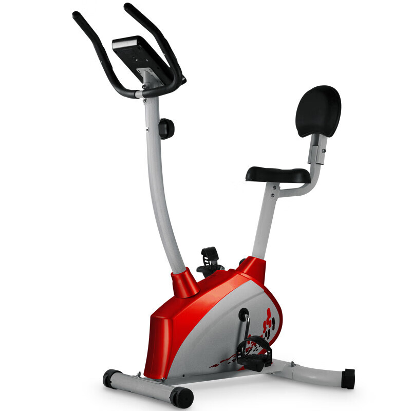 Laiyajuan spinning bicycle home elderly rehabilitation vehicle training equipment lower limb bicycle magnetically controlled bicycle horizontal exercise bike vertical exercise bike (red model)
