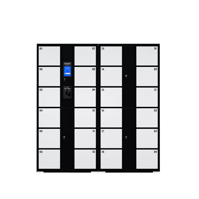 Jingguan Electronic Bag Storage Cabinet Item Access Cabinet Employee Locker Mobile Phone Storage Cabinet Metal Cabinet 24 Doors Face Recognition