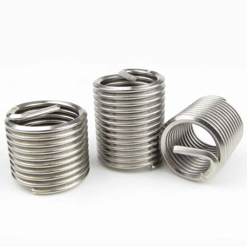 Ji Shuo M6 M24 304 stainless steel fine thread thread sleeve wire screw sleeve/thread protective sleeve fine thread screw sleeve M10*1.25*2D 5 pcs