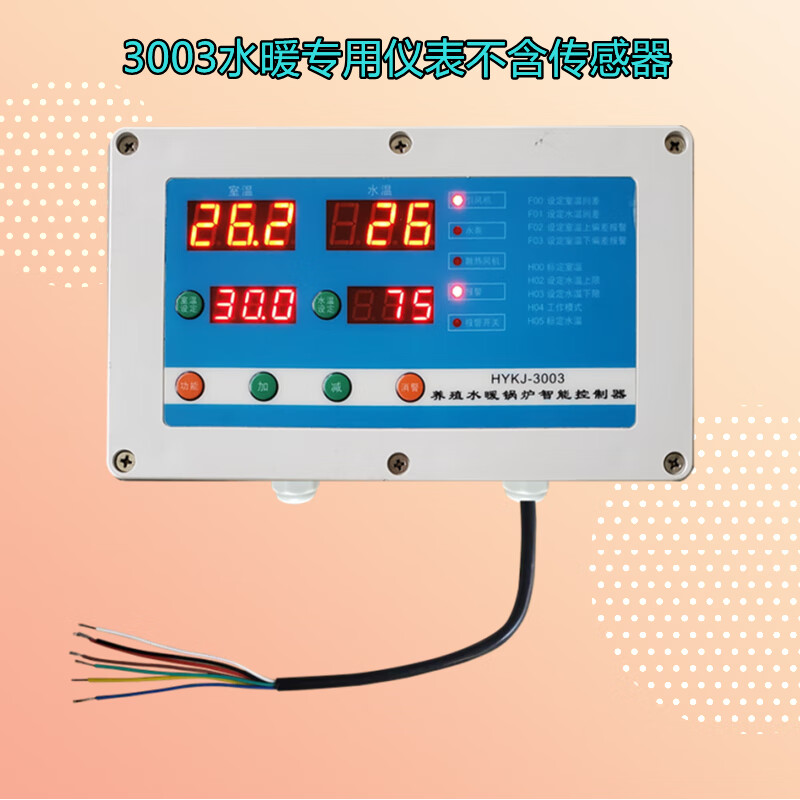 Breeding boiler hot blast furnace controller water heating air heating automatic digital intelligent temperature control intelligent temperature control instrument partition instrument 5005 with sensor
