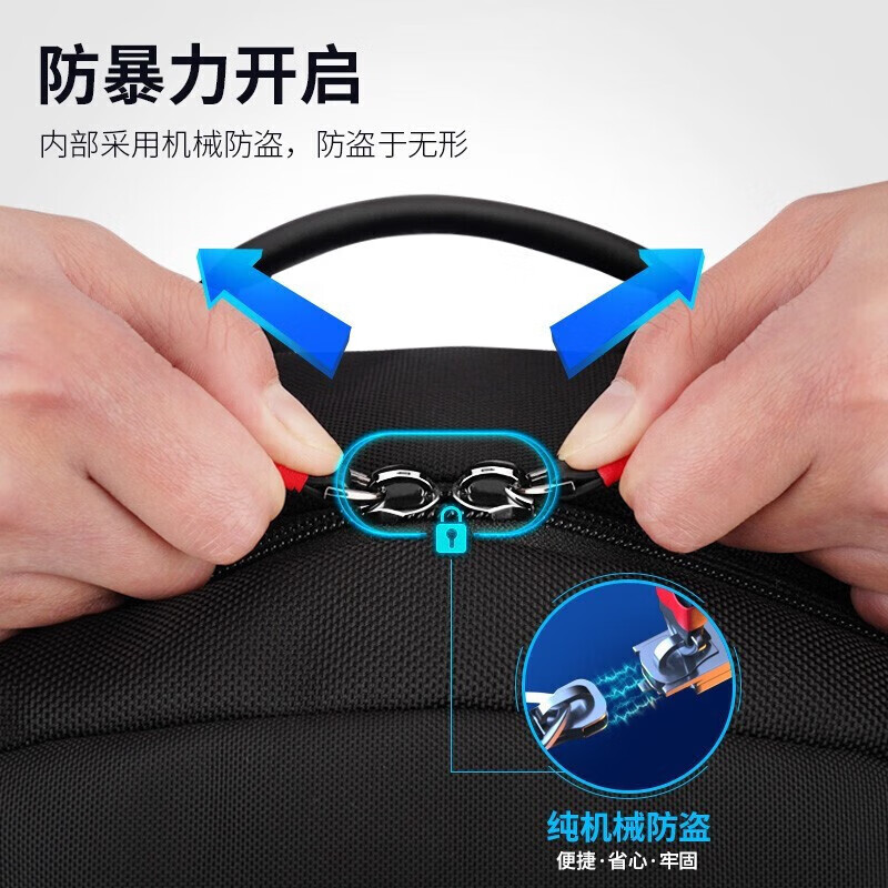 SWICKY men's anti-theft large-capacity college student casual business travel 16-inch laptop business trip backpack