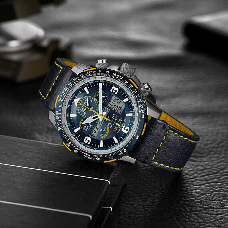 CITIZEN men's watch Blue Angel first and second generation sapphire mirror multi-station radio wave kinetic energy watch JY8078-01L