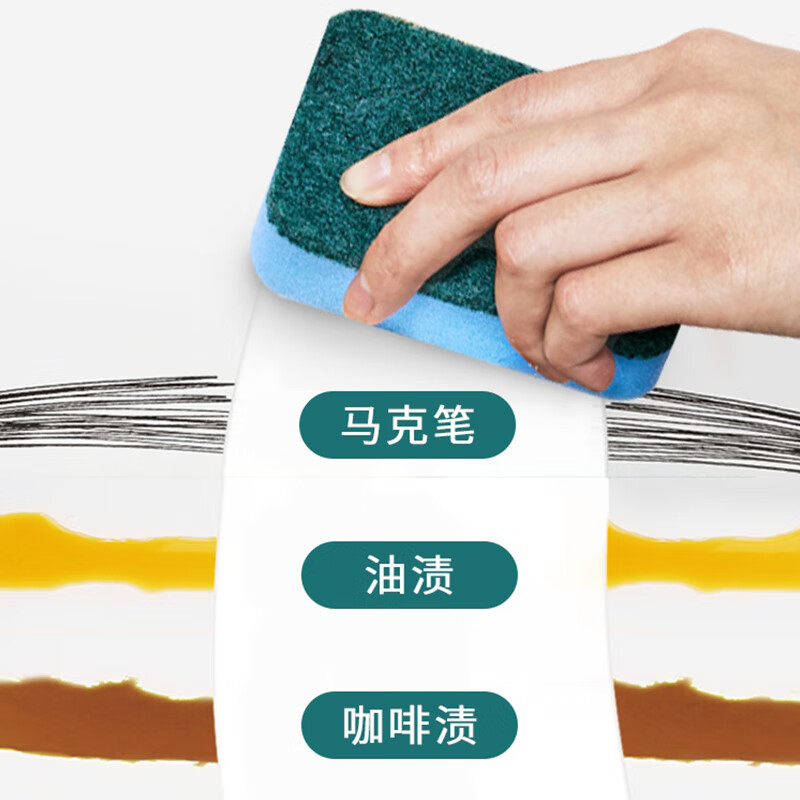 Made in Tokyo, 10 pieces of scouring wipes, rags, kitchen dishcloths, grease removal sponges