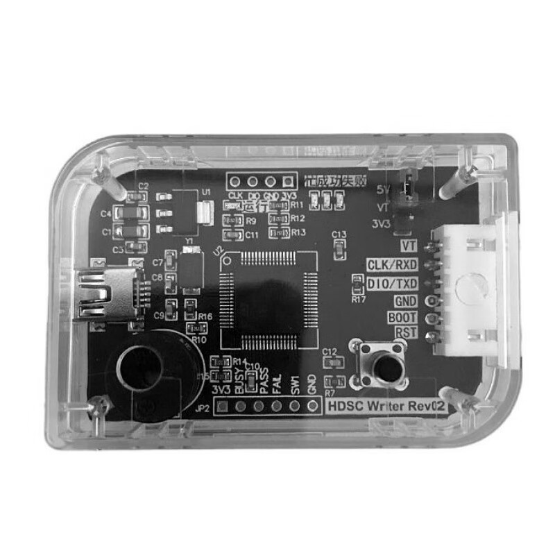 HDSCCCID Huada MCU downloader offline programmer HC32 online ISP offline burning with shell HDSC CCID offline downloader