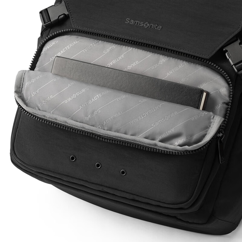 Samsonite Backpack Fashion Business Computer Bag Commuting Large Capacity Backpack Black 15.6 inches NX5*09001