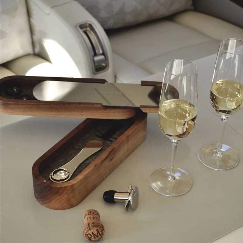 L ATELIER DU VIN 1926 French imported high-end champagne bottle opener walnut gift box sparkling wine stopper wine set champagne tasting set