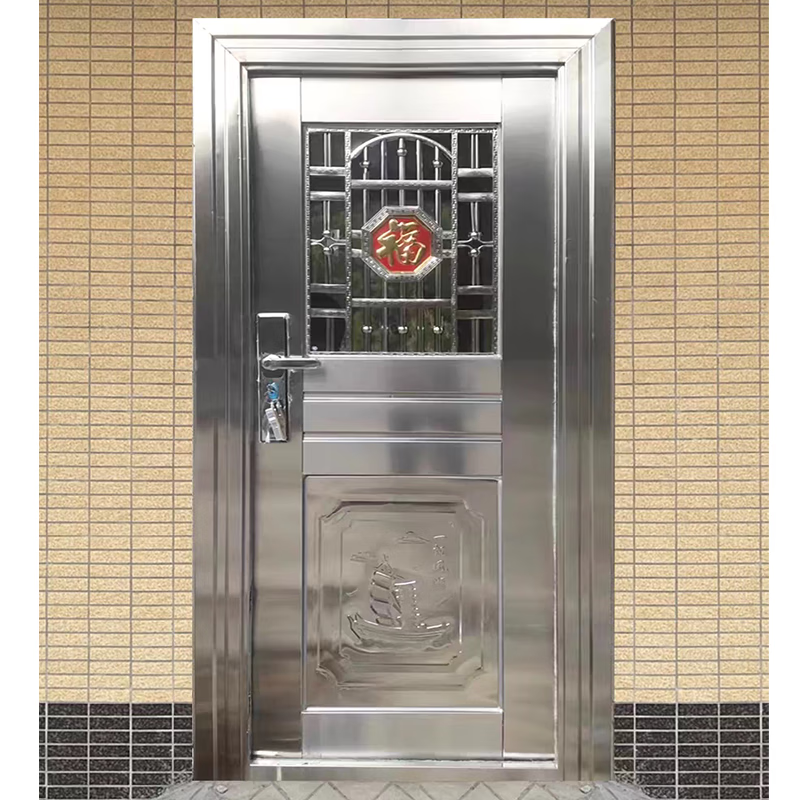 JRB Jiaruibao 304 stainless steel anti-theft door single door rural entrance door anti-theft door school engineering dormitory door building single door single door style 1