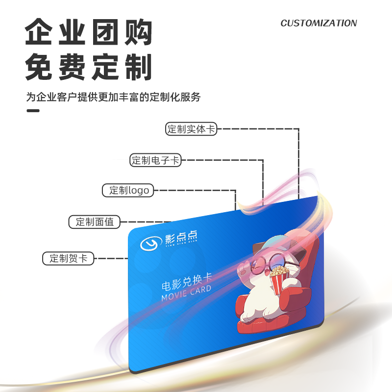 Yingdiandian Movie Card, National Universal Movie Ticket, Online Ticket Purchase and Exchange Voucher, Trade Union Welfare, Corporate Employee Movie Viewing Gift Card, 300 Face Value