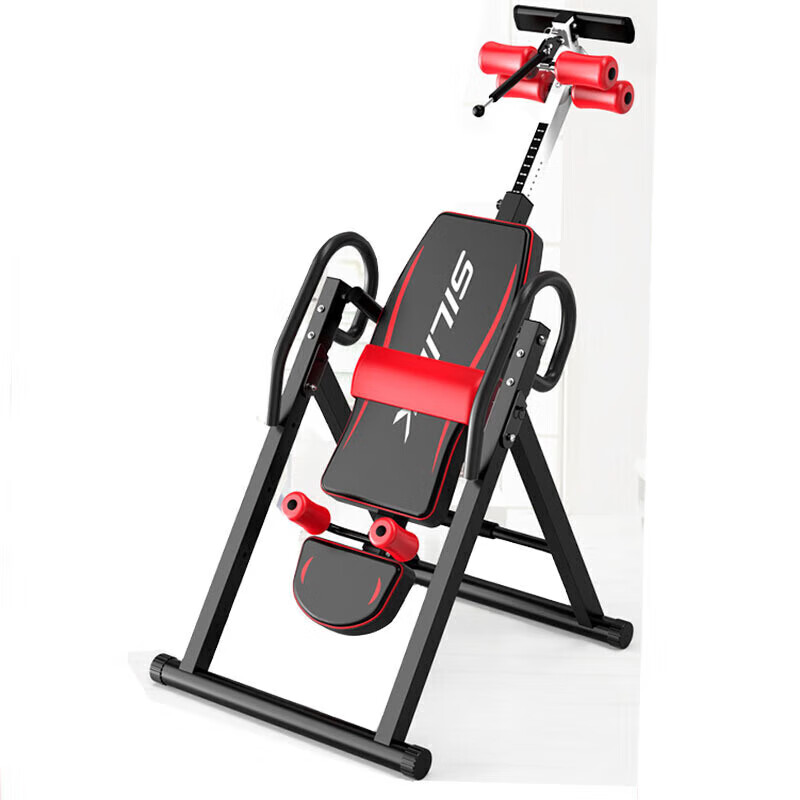 Oshi Fengzi inversion machine inversion machine home fitness equipment inversion traction inversion stretching lumbar spine chair inversion red and black exclusive version