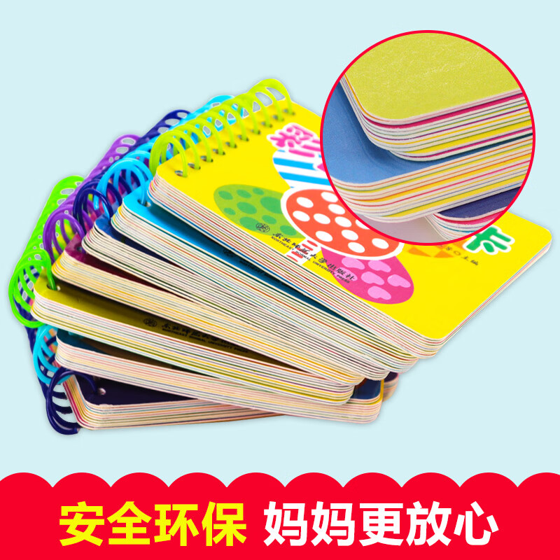 12 children's early education books, baby early education books for 0-1-2-3 years old, unbreakable, enlightenment literacy, infant and toddler object recognition books, one-year-old infants and toddlers, one and a half to two years old, three years old and two years old, card books, reading pictures and recognizing objects