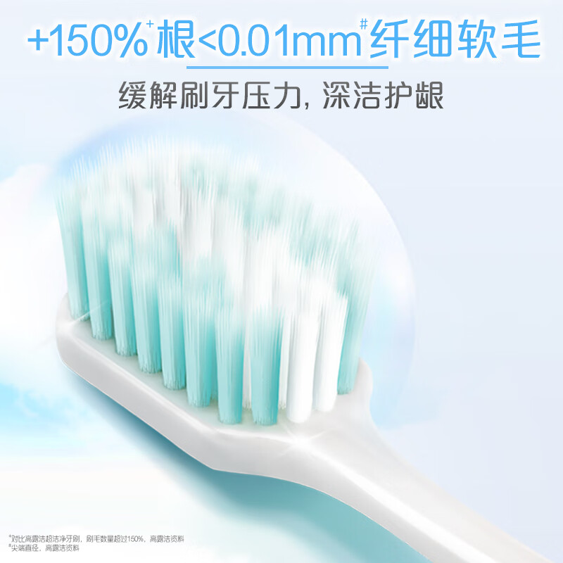 Colgate (Colgate) Sun Yingsha's same style 48-hole wide-head gum-protecting ultra-fine soft bristle toothbrush * 2 soft silk cleaning adult toothbrush