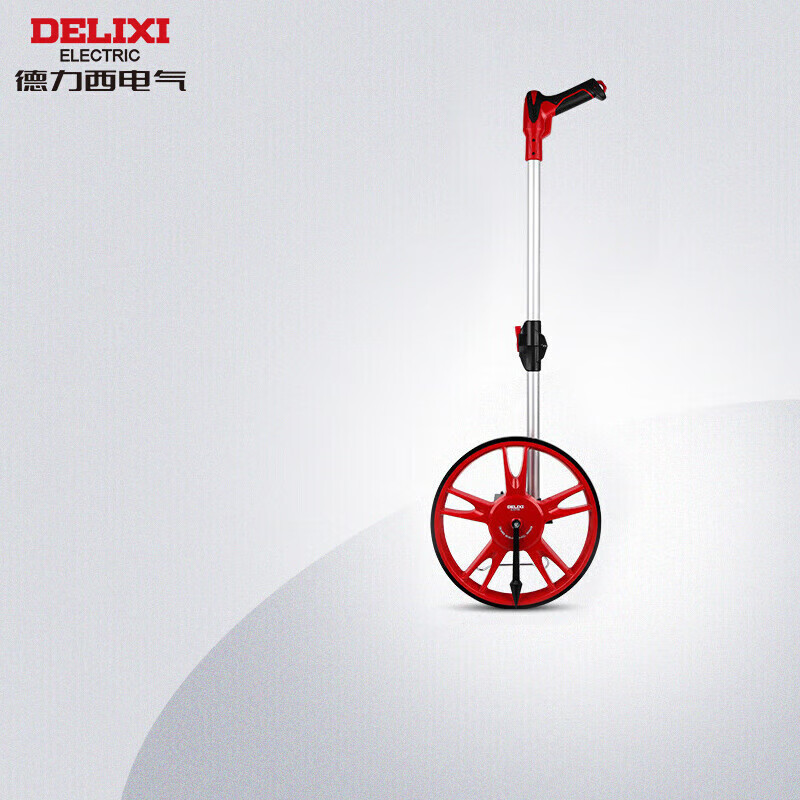 Delixi electrical mechanical distance measuring wheel holding ruler wheel distance meter meter roller household measuring wheel ruler 100CM