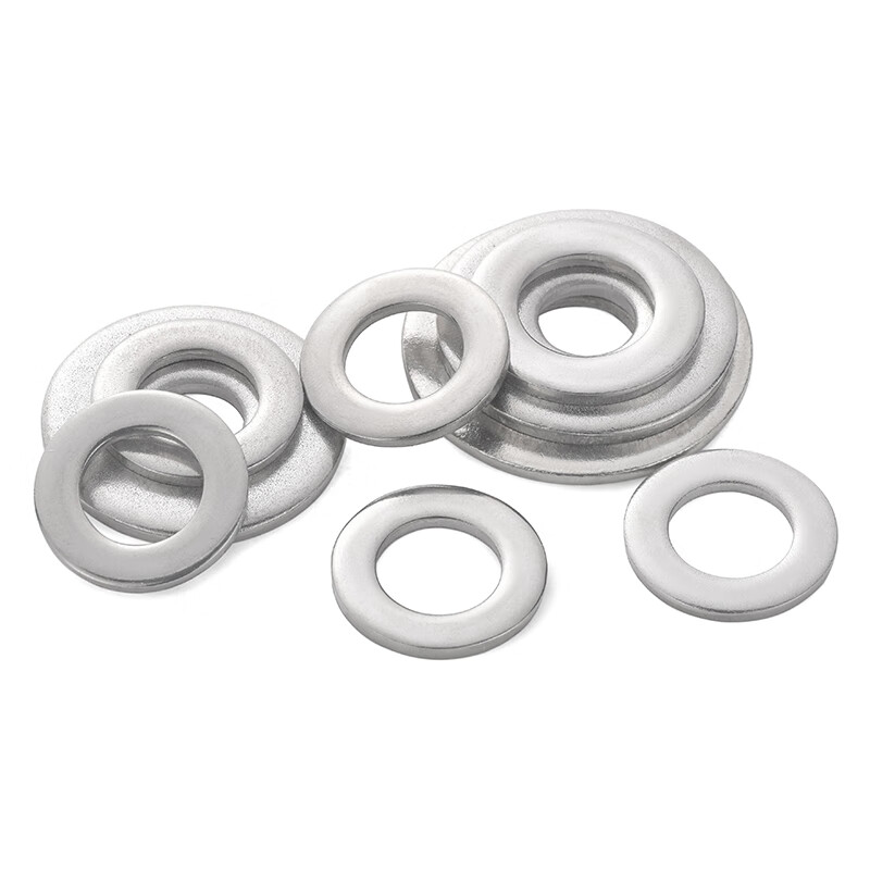 Jinggong (JINGGONG) M8-M10 304 stainless steel flat washer round screw washer metal flat washer thickened and enlarged meson M8*40*2 (10 pieces)