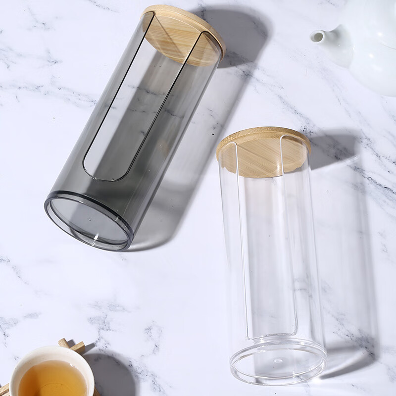 Heat-resistant disposable kung fu tea cup with storage cup holder rice husk tea cup tea reception 60ml high-end tea cup Daoxiang cup 60ML 6 pack 300 only with high-end storage rack