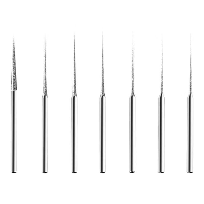Jingyouyu German ceramic tile punching needle hollow drum grouting repair emery drill bit engraving vitrified tile full ceramic tile cement extension 1.2 (pack of 10)
