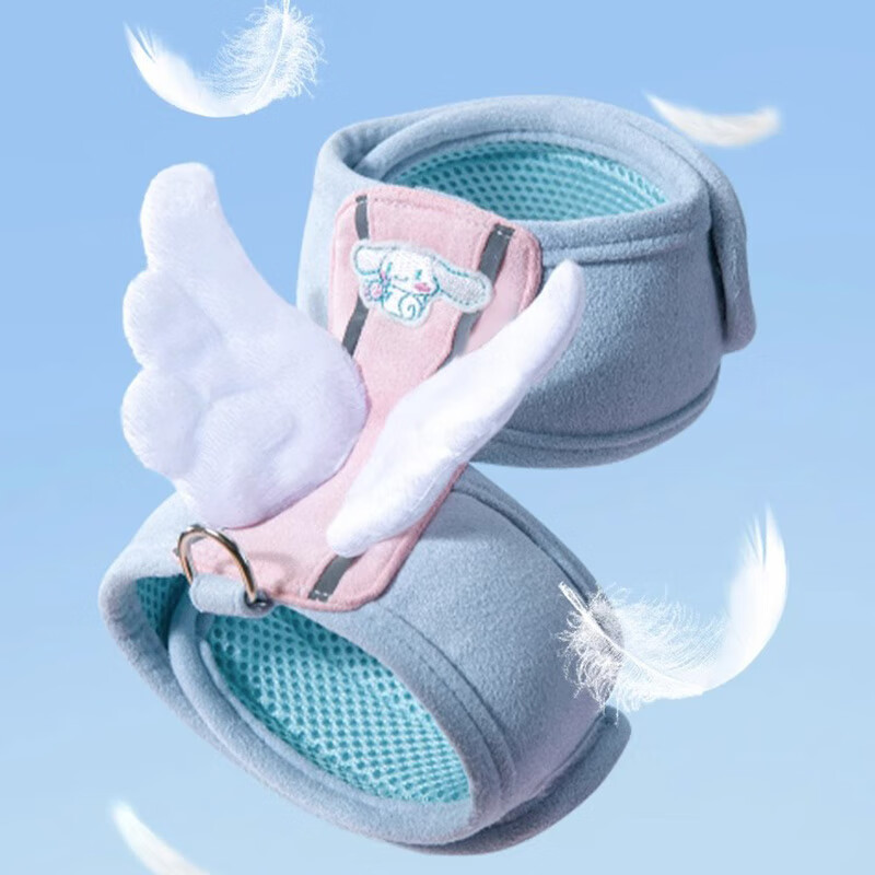 Nervous cat (shenjingmao) cat leash, anti-breakaway cat leash, cat leash, small dog pet, high-looking cat leash, angel big-eared dog S small (applicable within 4 pounds)