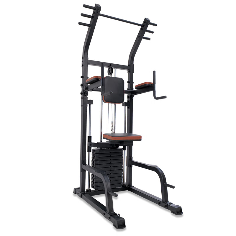 DEWEINUO pull-up device home with power-assisted horizontal and parallel bars strength training device indoor fitness equipment floor stand 901=70KG counterweight + pull-up + comprehensive training