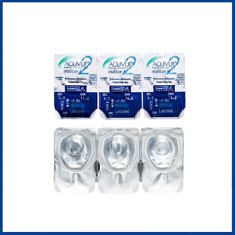 Johnson & Johnson Onvision Imported Contact Lenses Moisturizing Eyes Two Weekly / Biweekly Disposable 6 Pieces 500 Degree