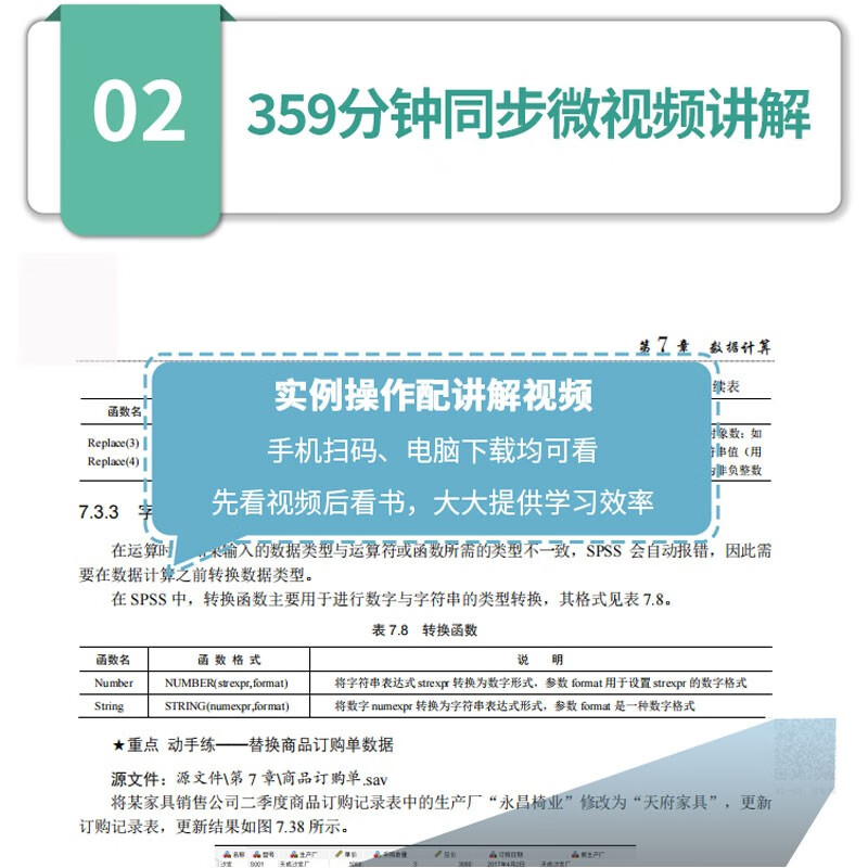 Chinese version of SPSS 28 Statistical analysis from entry to proficiency (practical case version) spss statistical analysis basic tutorial spss practical and statistical thinking advanced tutorial SPSS is actually very simple spss software