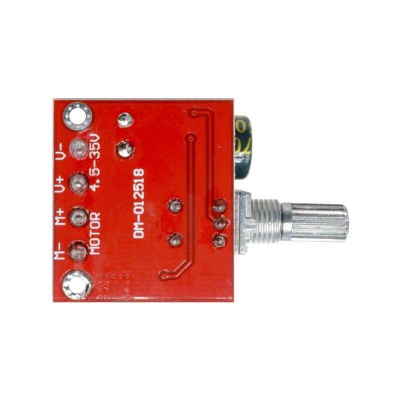 PWM DC motor speed regulator 5V-35V speed switch board 5A switch LED dimmer speed regulator module red