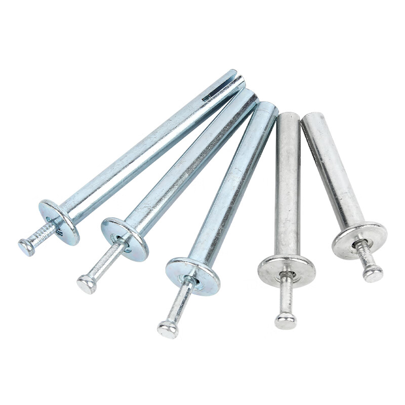 Baodefeng expansion screw driven-in percussion quick nail American large-head explosive bolt pull-explosion fixed special internal expansion nail M6x50 (10 pieces) without drill bit