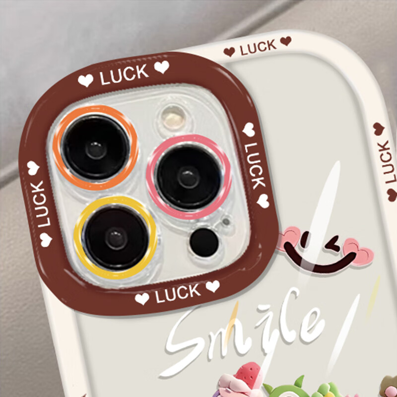 Inkaida suitable for Apple 13 mobile phone case iphone13 protective cover all-inclusive anti-fall anti-fingerprint men's and women's creative advanced protective case puff shell colorful mini doll