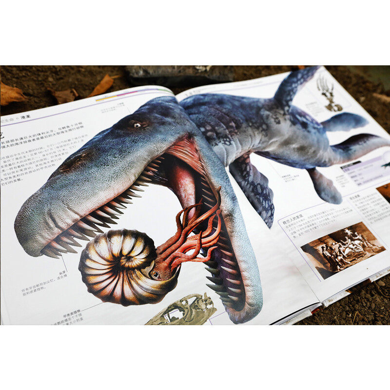 DK Encyclopedia of Dinosaur Knowledge, Hardcover Green Printing, Complete Collection of Dinosaur World, Popular Science Encyclopedia for Primary and Secondary School Students, Illustrated Book of Prehistoric Animals for 6-14 Years Old, Boys’ Favorite Popular Science Book