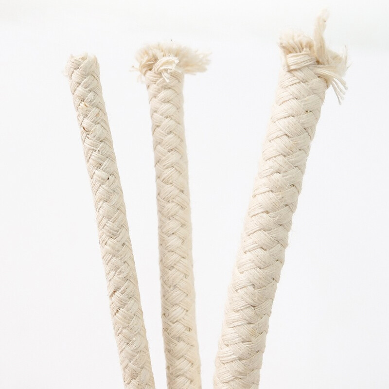 Bingyu BYjq-154 Wax Flag Cotton Rope Flag Raising Rope Clothesline Packing Braided Rope Packaging Bundling Rope 6mm*100m