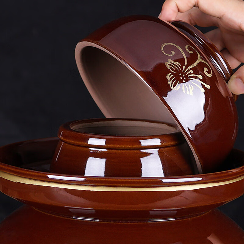 Huijiawang large pickle jar extra large Sichuan earthenware jar ceramic household pickle jar pickled pickles 50 pounds old-fashioned goldfish ceramic pickle jar 100 pounds