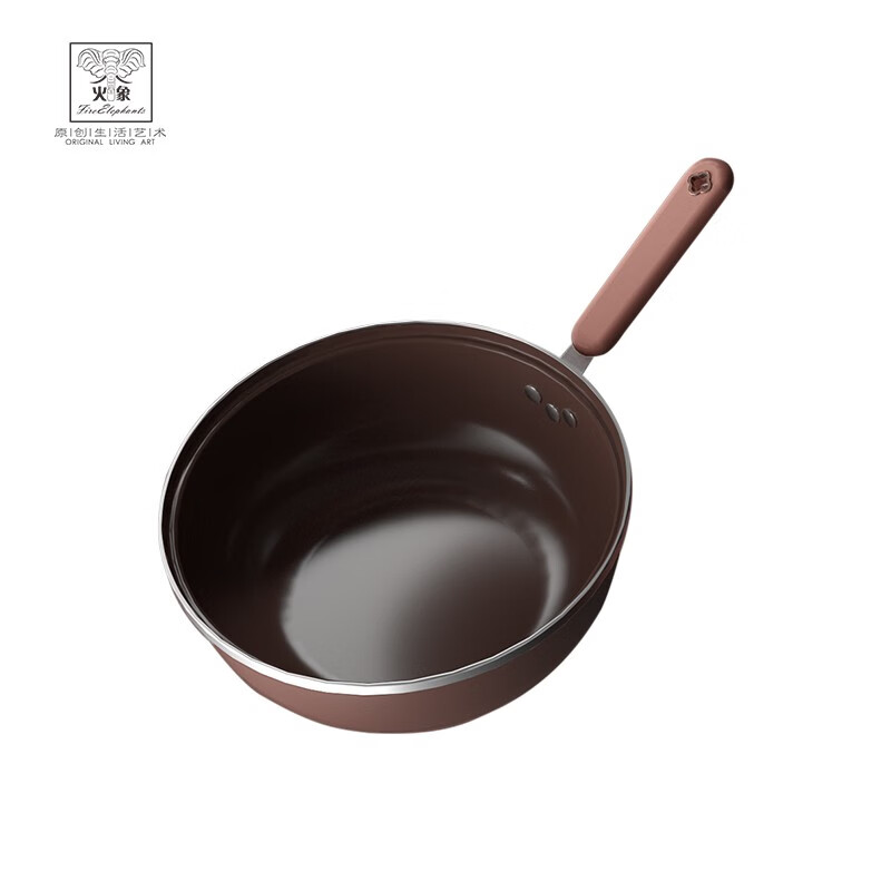 Fire Elephant Four-leaf Clover Enamel Three-piece Set HXG-CG316S Set Brown