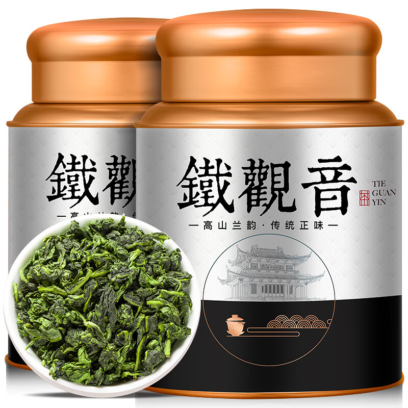 First Banquet Tieguanyin fragrance type 500g oolong tea for yourself to drink Anxi Tieguanyin tea canned for yourself to drink as a gift