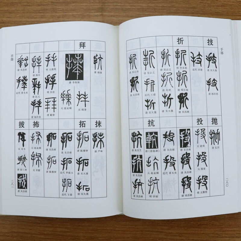 Free shipping, seal cutting, practical calligraphy reference book, seal writing dictionary (hardcover) priced at 58 books