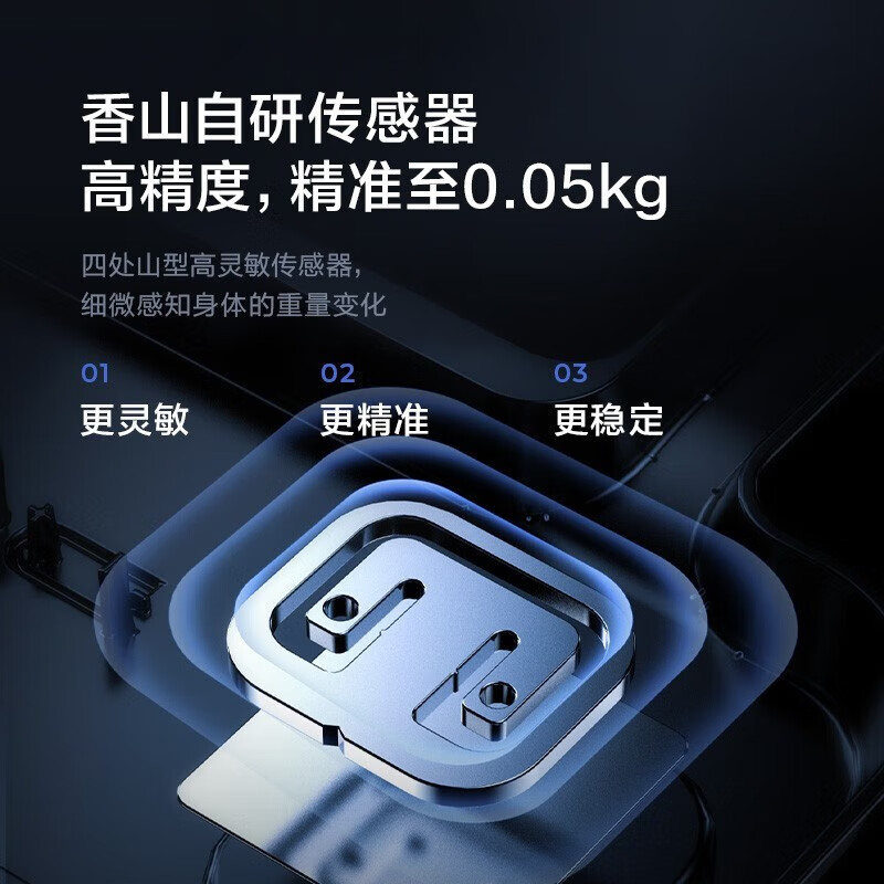Xiangshan weight scale electronic scale weighing scale home accurate weight loss scale dormitory male and female body fat scale gram scale white-weight scale battery model