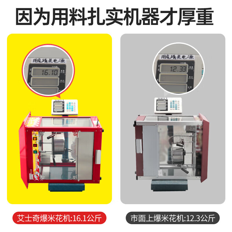 AISHIQI popcorn machine commercial cinema fully automatic popcorn machine internet celebrity event popcorn machine KTV buffet sales office convenience store corporate procurement