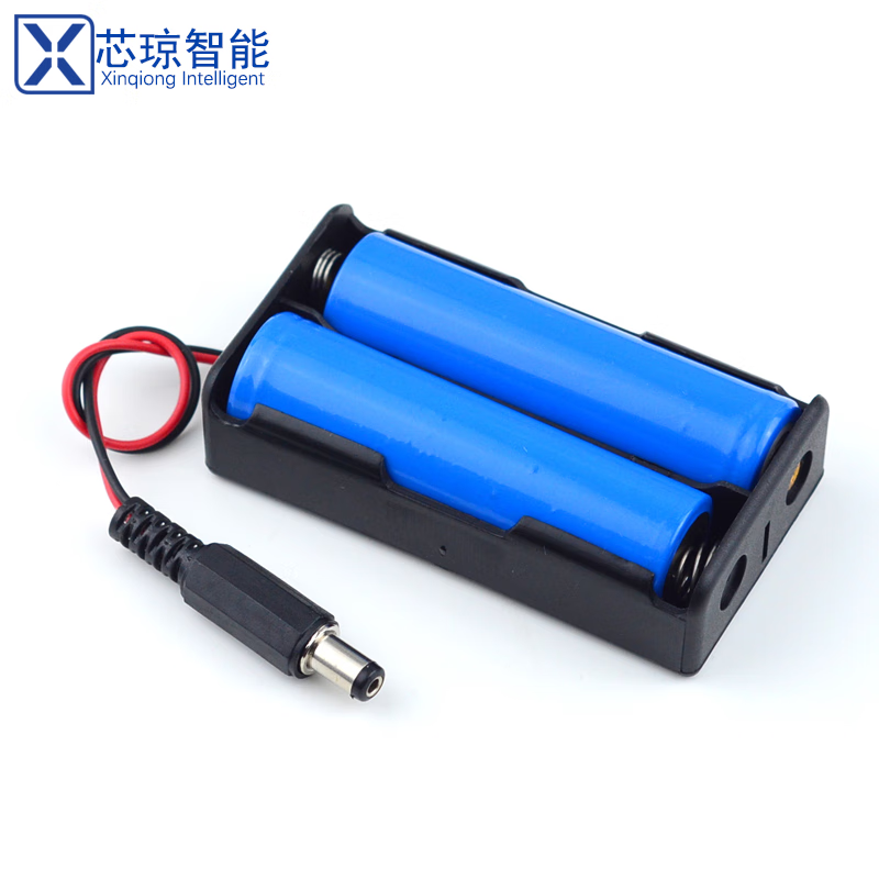Robot battery suitable for Arduino UNO R3 motherboard mobile power supply rechargeable 7.4V 18650 battery (two pieces)