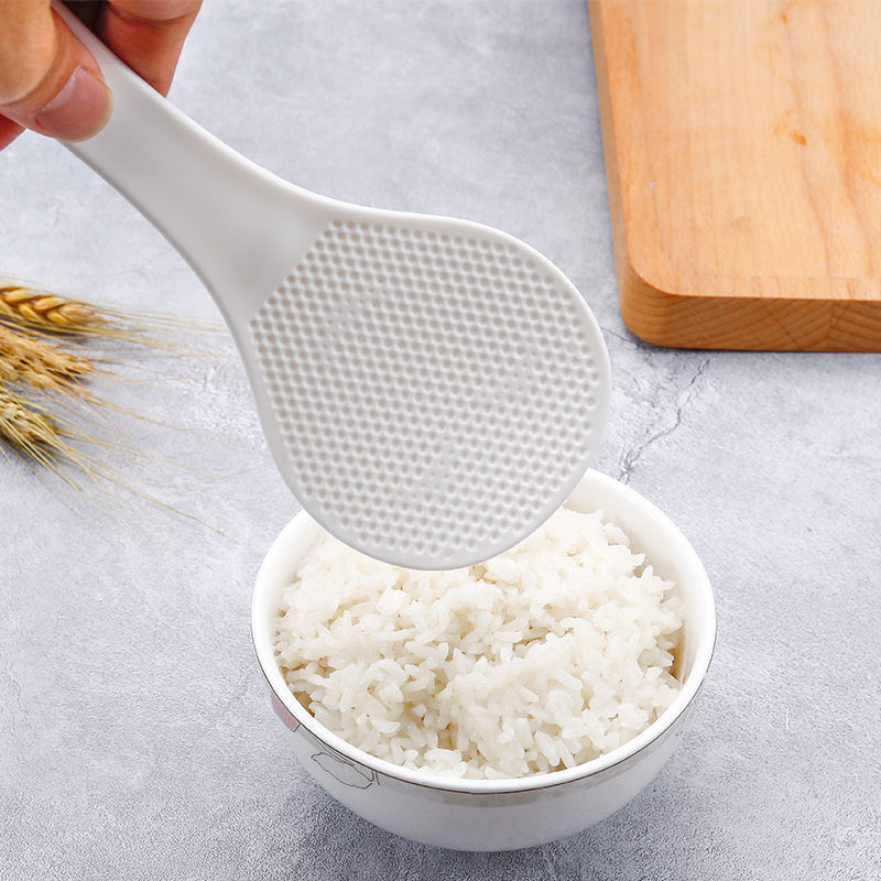 Tiger god soup spoon rice spoon plastic porridge spoon small spoon rice cooker porridge spoon non-stick rice porridge spoon plastic food grade non-stick spoon individually packaged