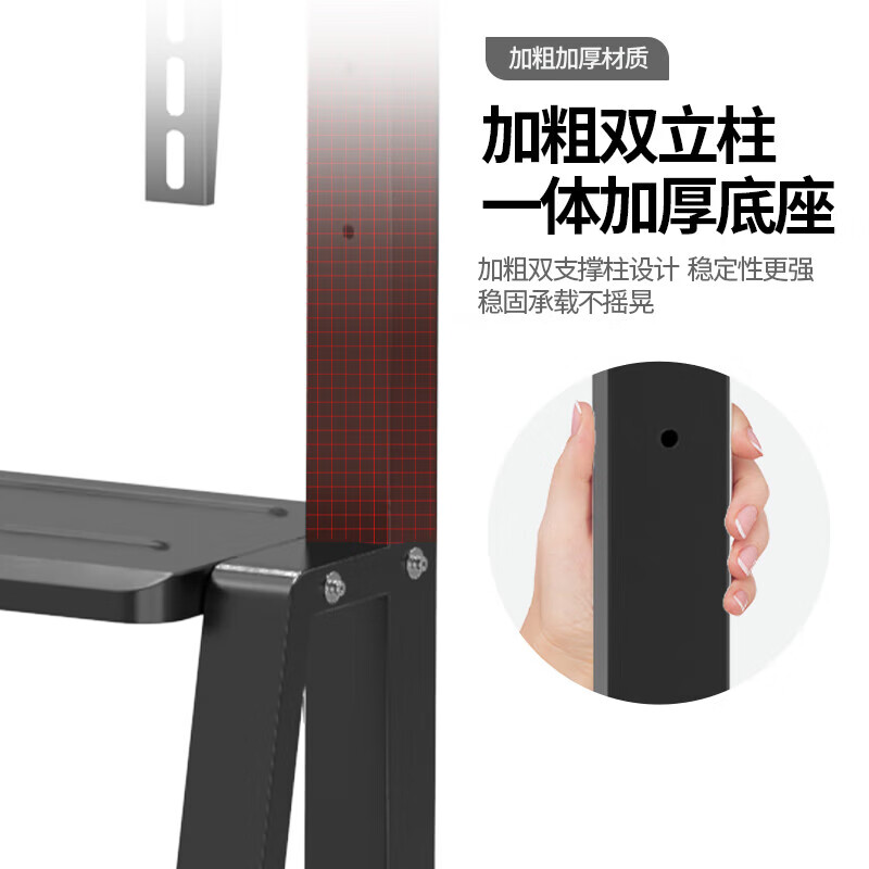 Zhilong mobile TV bracket floor-standing TV hanger TV cart video conferencing large-screen all-in-one smart screen 32 65 75 100-inch universal TV bracket hot-selling model 32-70 inches for home and business use