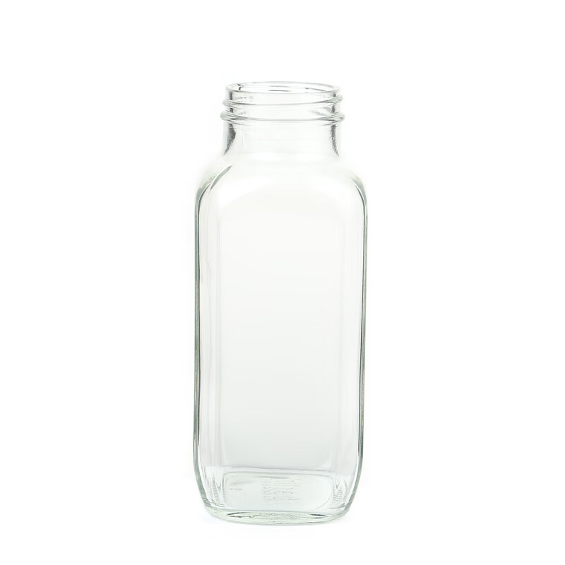 Square sample bottle glass reagent bottle laboratory square bottle green cap PTFE gasket 960ml