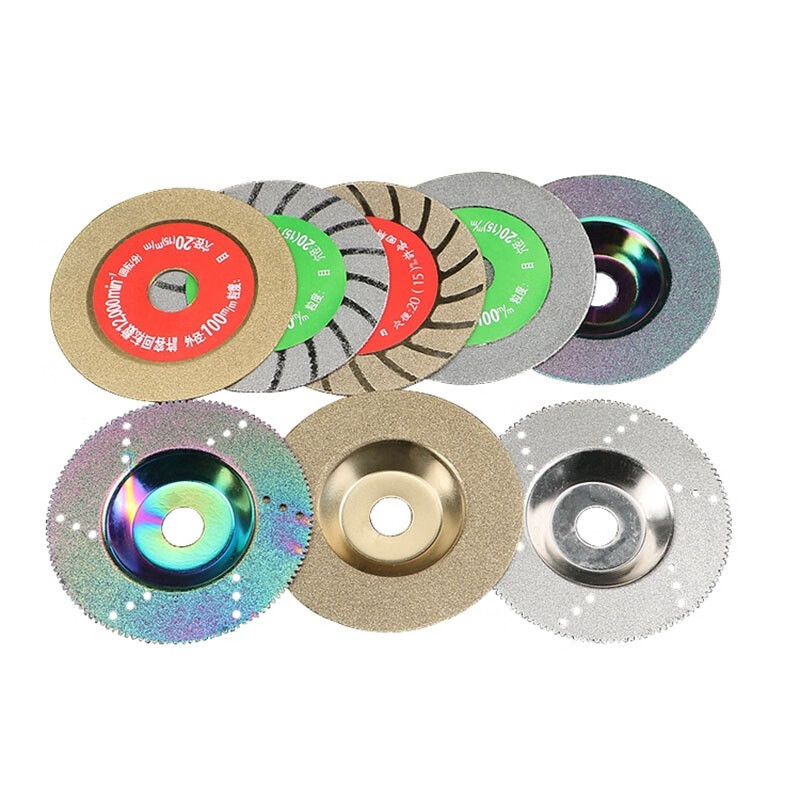 Baolian diamond cutting disc sand angle grinder marble ceramic stone glass slicing grinding disc brazing golden corrugated slicing (quality grade)