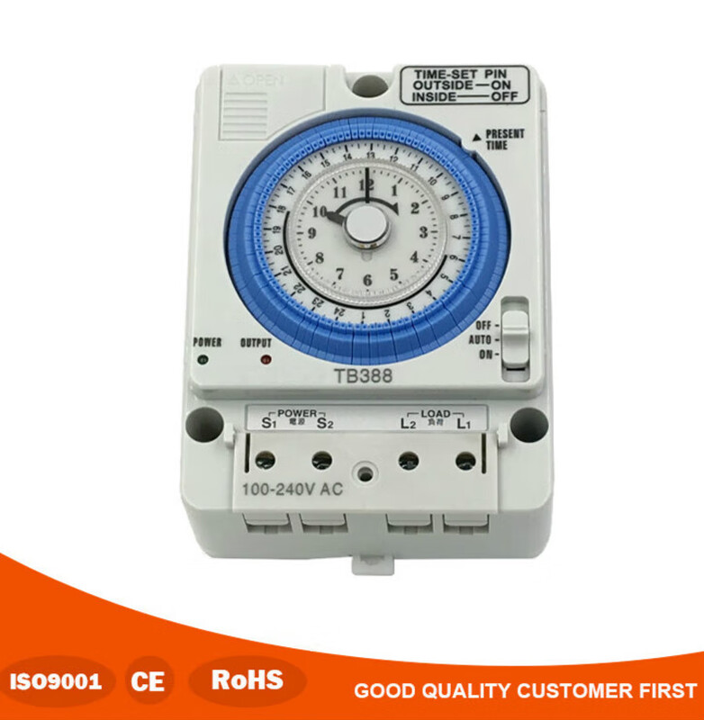 Timer 24-hour mechanical time switch billboard light box street light time switch controller 100-240VAC